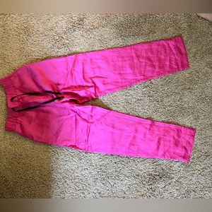 Scotch and Soda pink satin pants